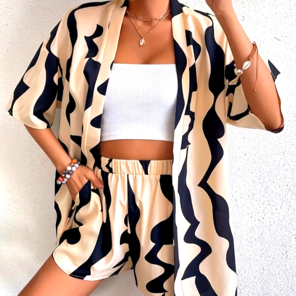 Striped Two Piece Set